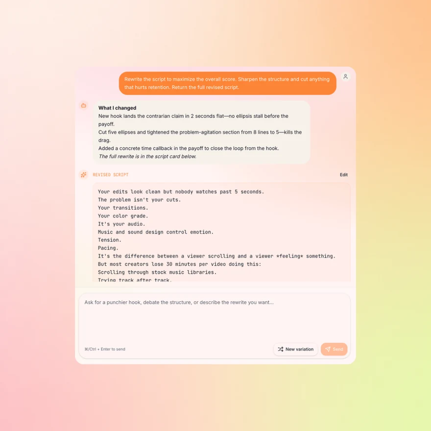 Your AI Content Partner (Scrptly Chat)